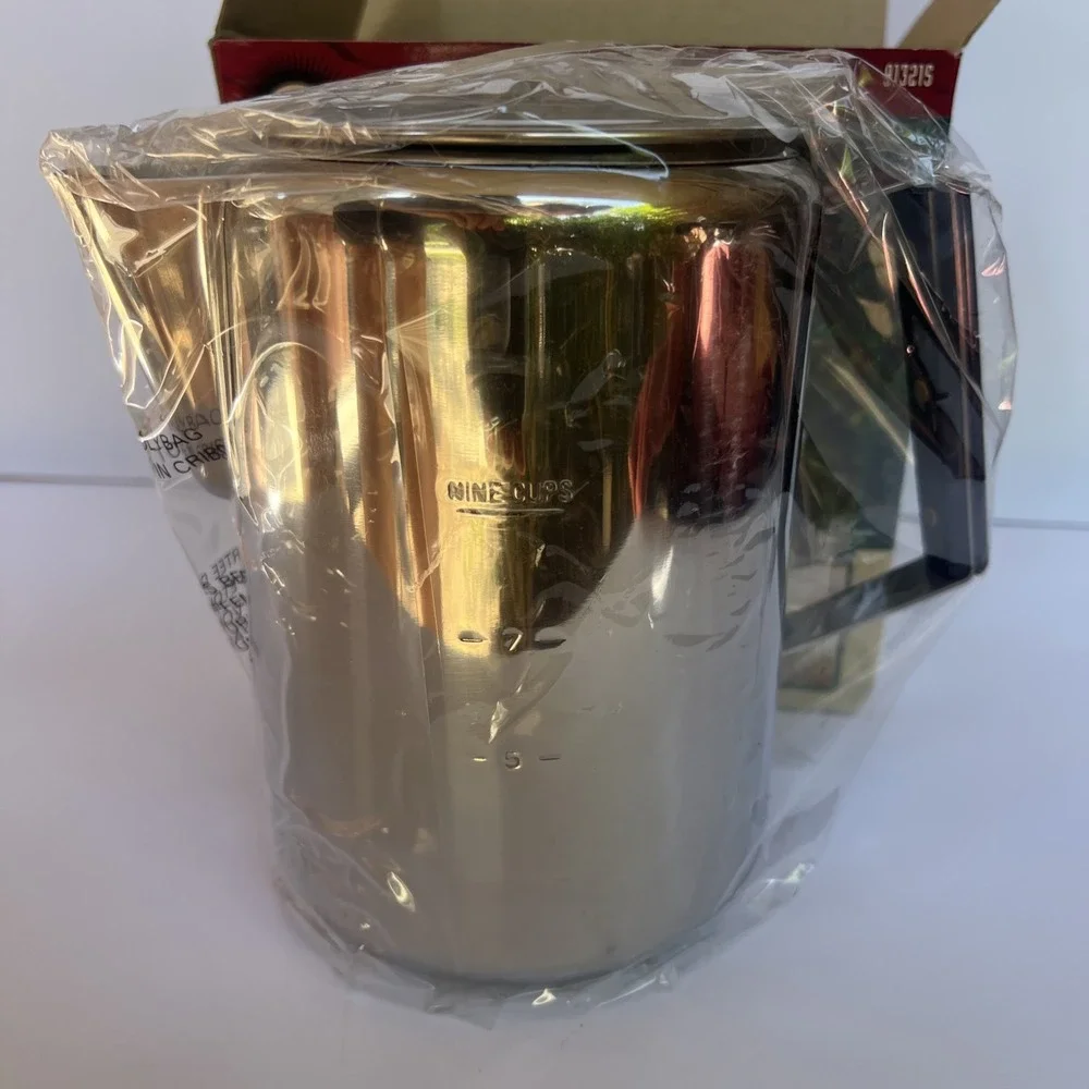 New Ozark Trail 9 Cup Stainless Steel Coffee Percolator Camping Pot